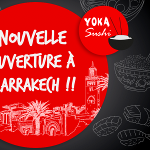 Ouverture Yoka Sushi Marrakech