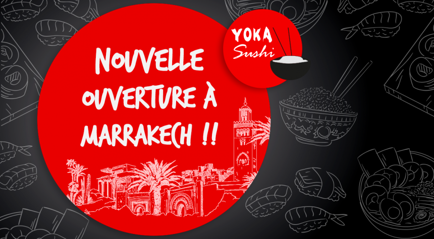 Ouverture Yoka Sushi Marrakech